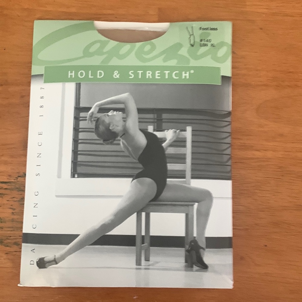 NWT -  Capezio footless tights
